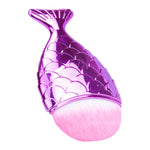 Nail dust cleaning brushes fish tale, PINK