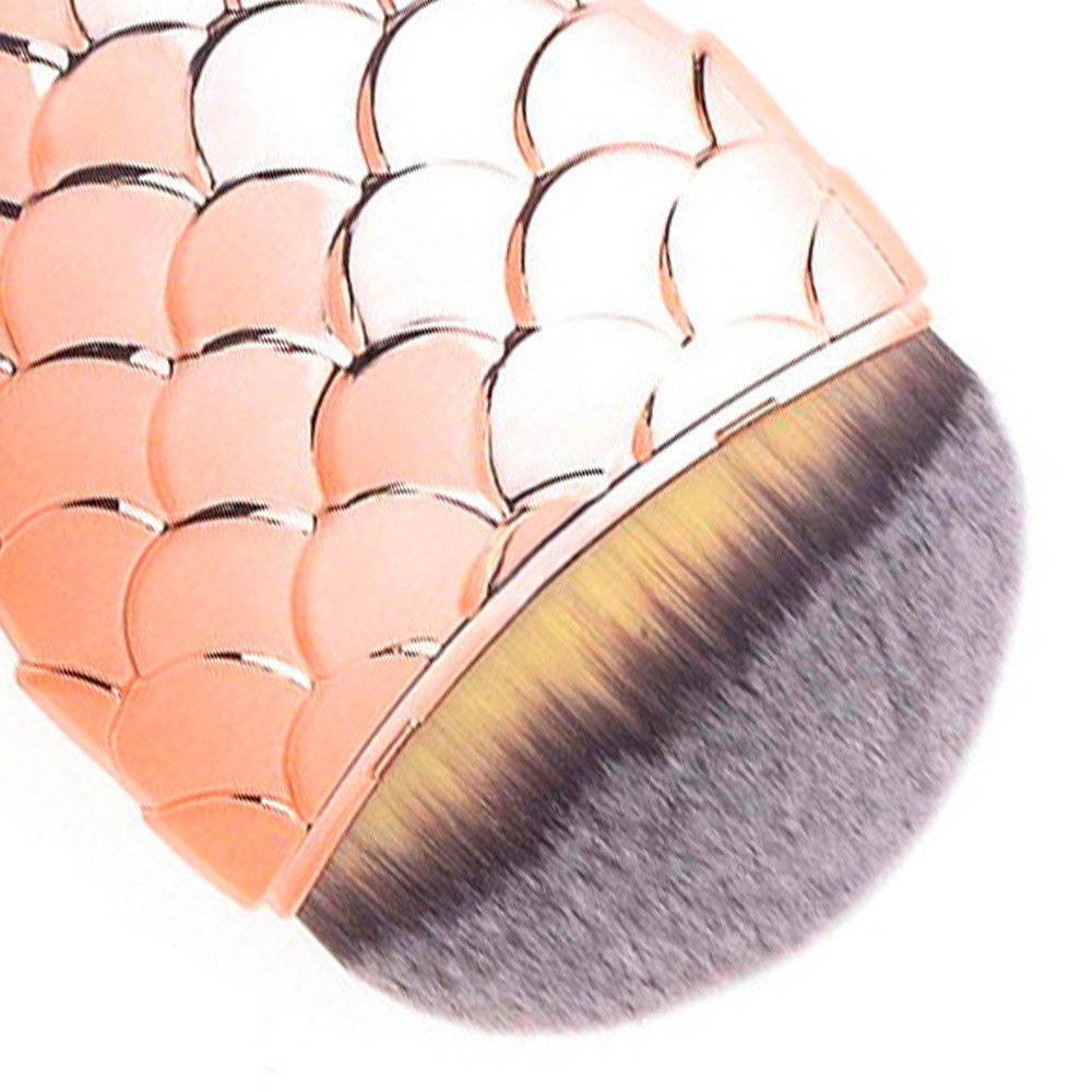 Nail dust cleaning brushes fish tale, ROSE GOLD