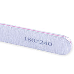 PRO nail file grey STRAIGHT, 180/240