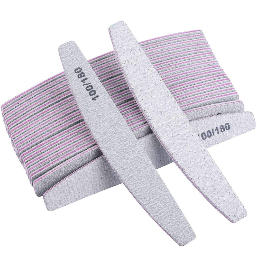 PRO nail file for mainure and pedicure HALFMOON, 100/180