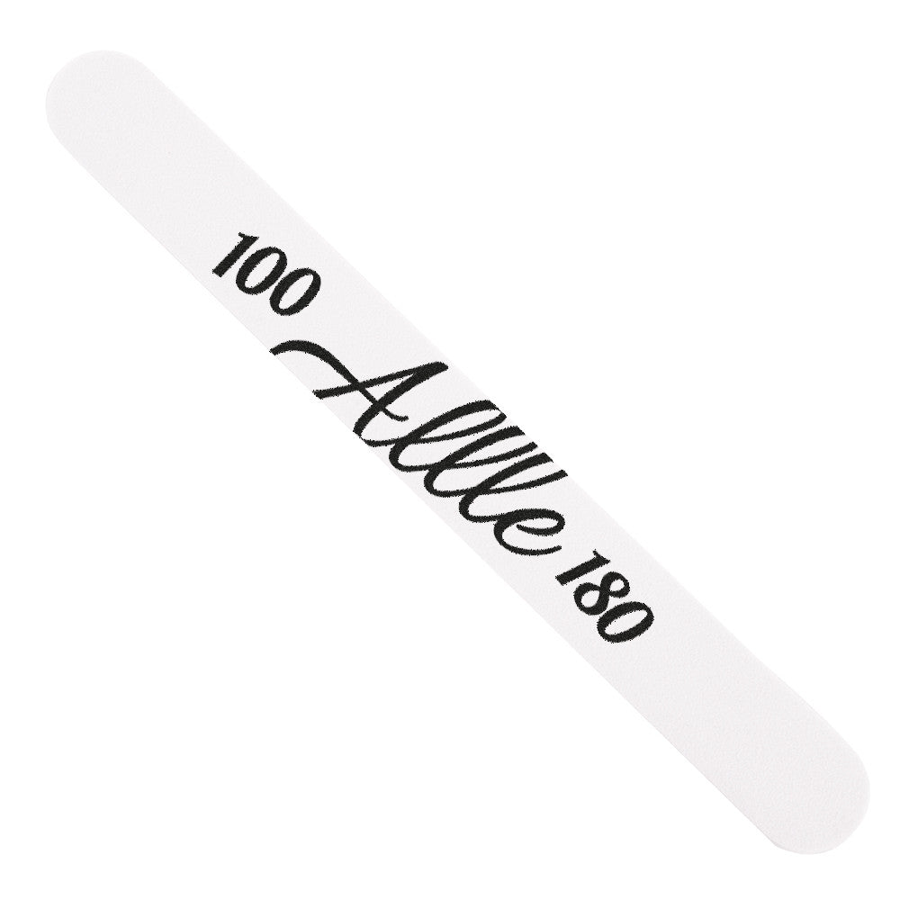 PRO nail file white STRAIGHT by Alle, 100/180