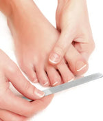 PRO nail file white STRAIGHT for natural nails, 240/240