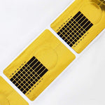 Nail extension form template stickers NARROW, 10 pcs