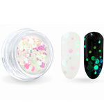 Nail design confetti round sequins, HOLOGRAPHIC