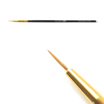 Thin brush for nail design black, 9 mm