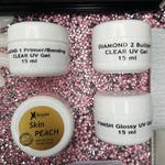 Camouflage Gel for nail modeling & extension 15 ml SKIN PEACH, final sale!