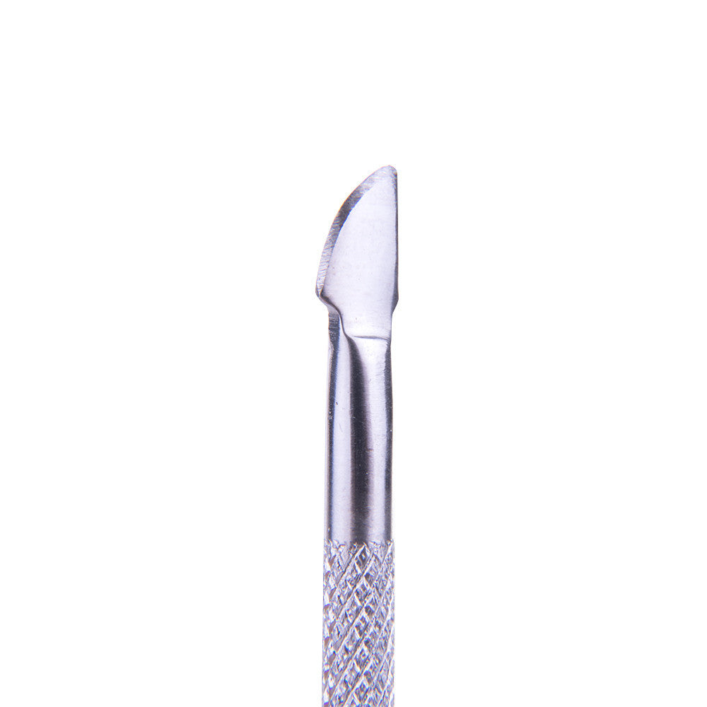 Nail pusher for manicure & pedicure silver, black or rose gold