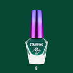 Molly Lac design polish for Konad nail stamping art GREEN, 10ml