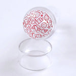 Silicone nail design stamper + scraper for Konad stamping, CLEAR