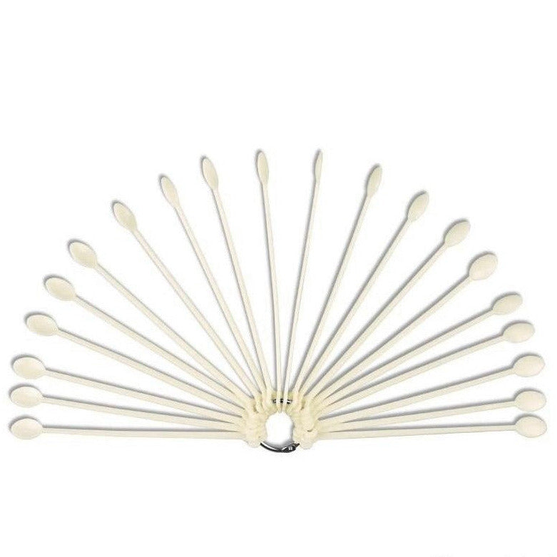 Nail demo display palette, round MILKY