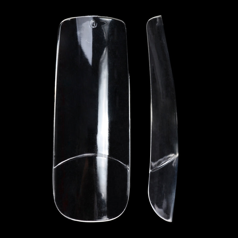 Nail TIPS Clear for nail extension manicure FULL COVER, 500 pieces