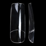 Nail TIPS Clear for nail extension manicure FULL COVER, 500 pieces