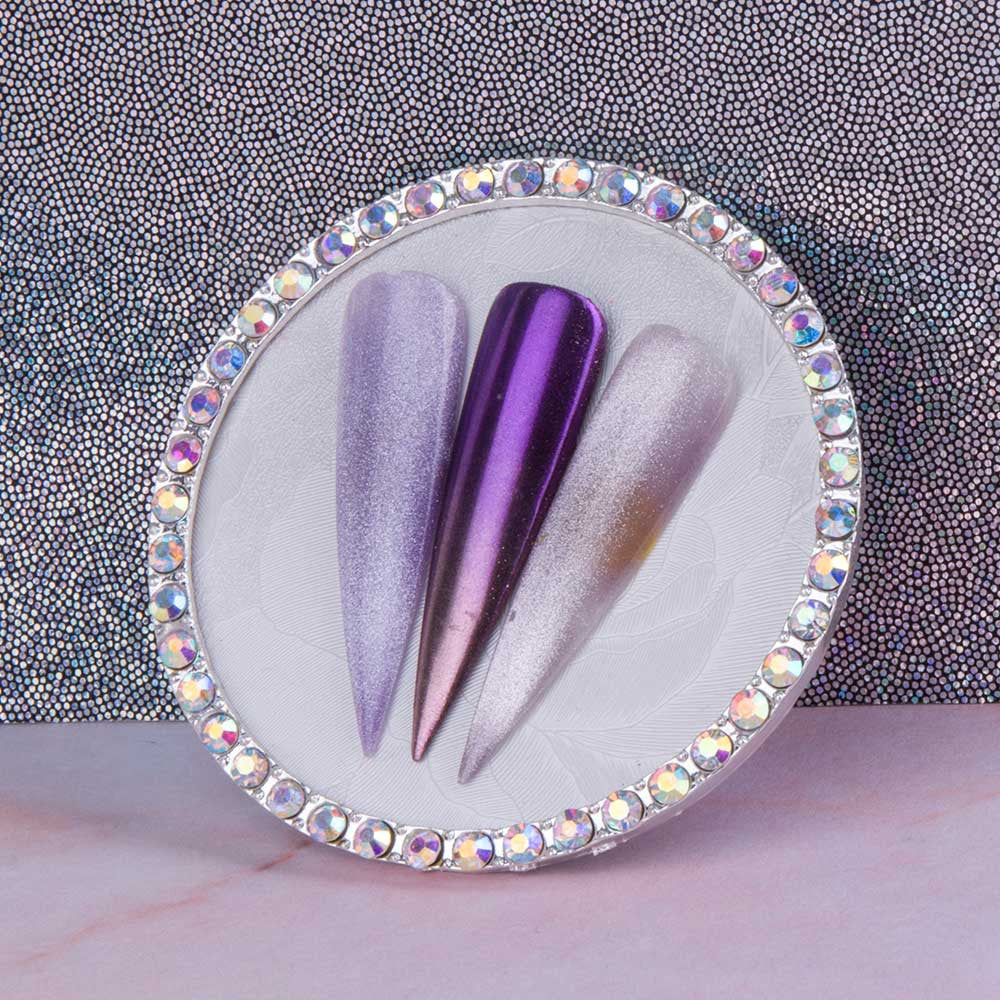 Pad frame display CG-07, HOLO SILVER