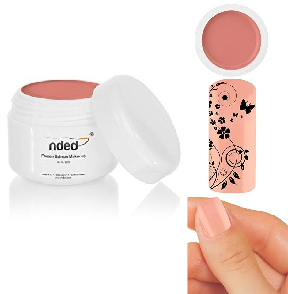 Nail modeling & extension BUILDER gel Make up camouflage Frozen Salmon, 5 ml
