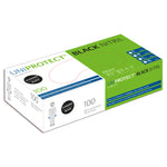 Unigloves UNIprotect black nitrile gloves 100 pcs, size L