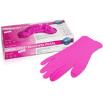Unigloves nitrile gloves 100 pieces XS, S or M, MAGENTA Pearl