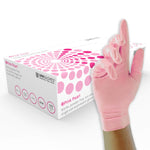 Unigloves Nitrile gloves 2 pcs/1 pair XS, S or M, PINK Pearl