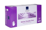 Abena nitrile gloves 100 pieces S or M size, VIOLET