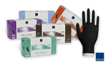 Abena nitrile gloves 100 pieces S or M size, VIOLET