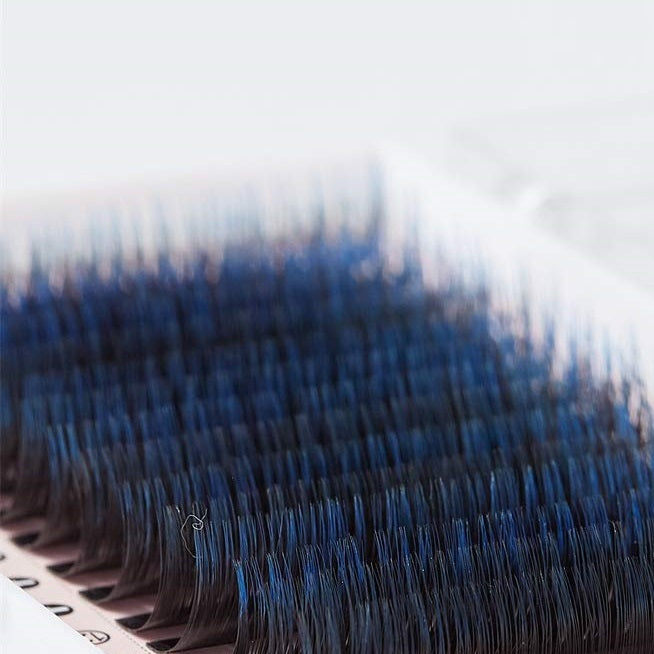 Sky pro ombre skropstas melns + zils, C-0.15