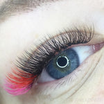 BL Lash OMBRE lashes for eyelash extensions black + red, 1 line