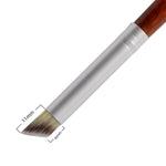 Design nail brush ombre semicircle No4