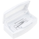 Sterilizing Tray Disinfection Box for beauty tools, white