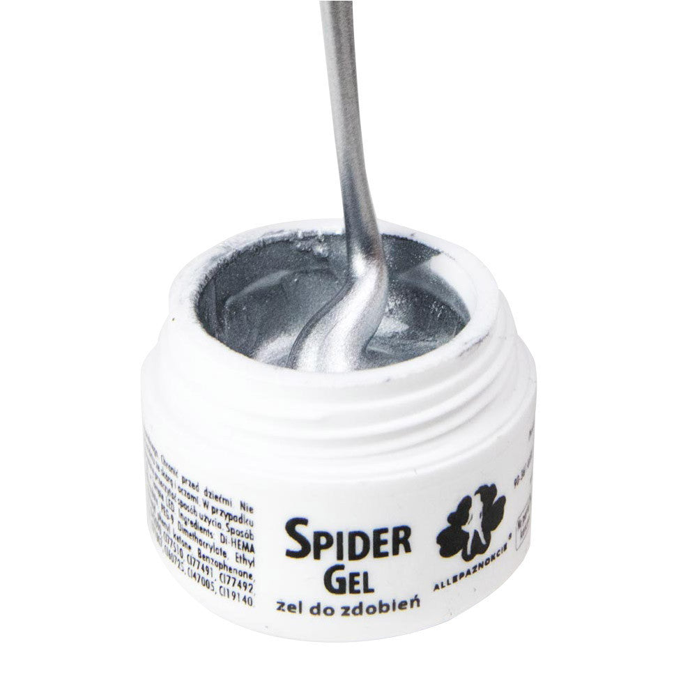 SPIDER Gel for nail design SILVER, 5 ml
