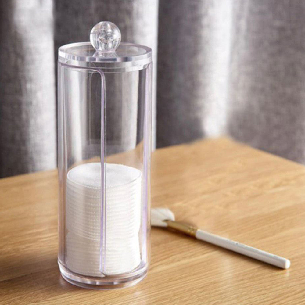Cosmetic Cotton Swab transparent holder, acrylic