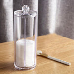 Cosmetic Cotton Swab transparent holder, acrylic
