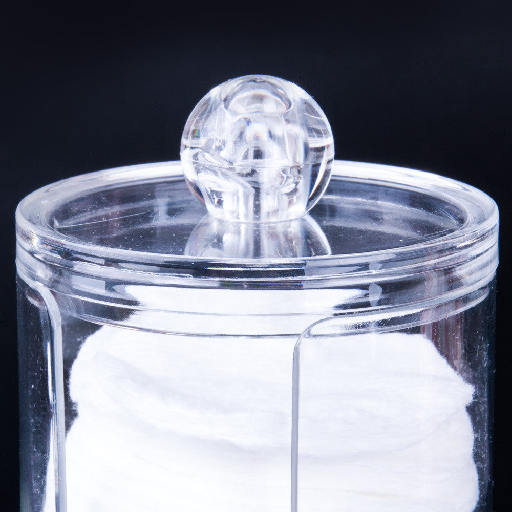 Cosmetic Cotton Swab transparent holder, acrylic