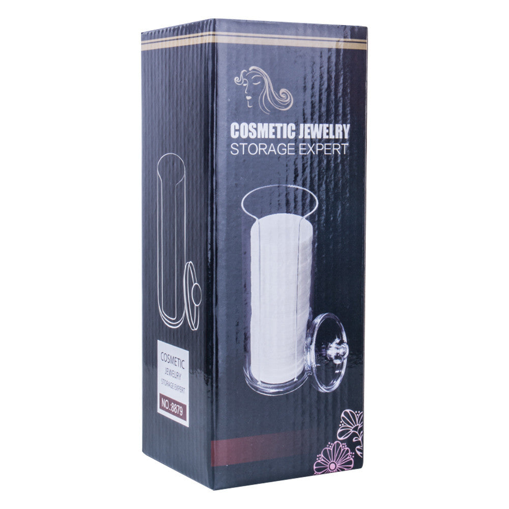 Cosmetic Cotton Swab transparent holder, acrylic