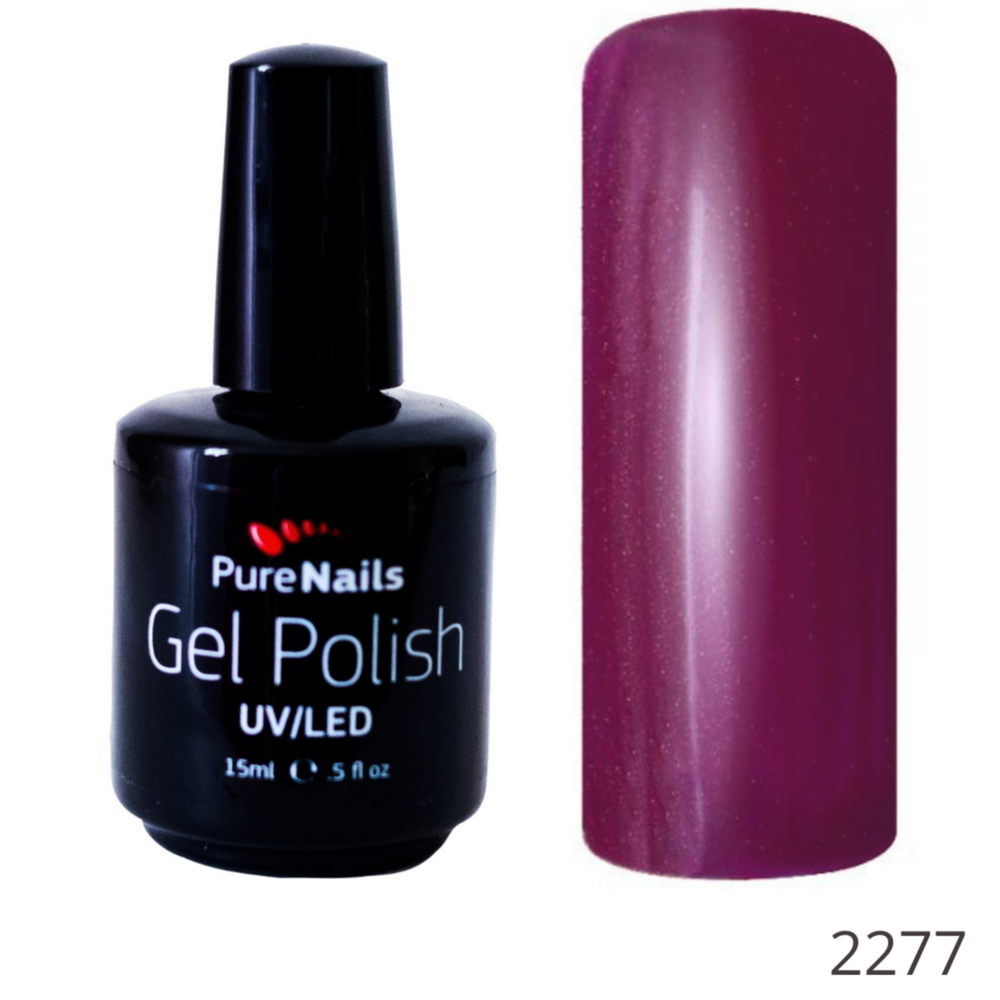 BIS Pure Nails Gel Polish HEMA & TPO Free UV/LED 15 ml | 2277 Ruby Shine