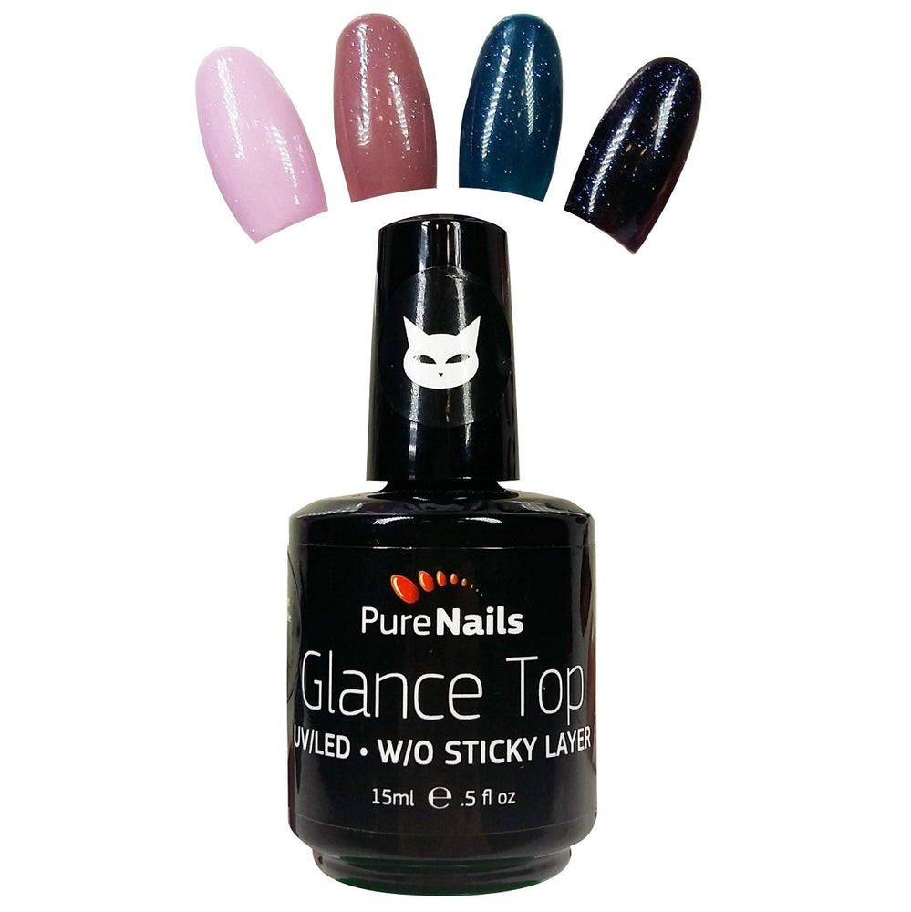 BIS Pure Nails Chameleon UV/LED Gel Top No Wipe, 15 ml – HEMA & TPO Free