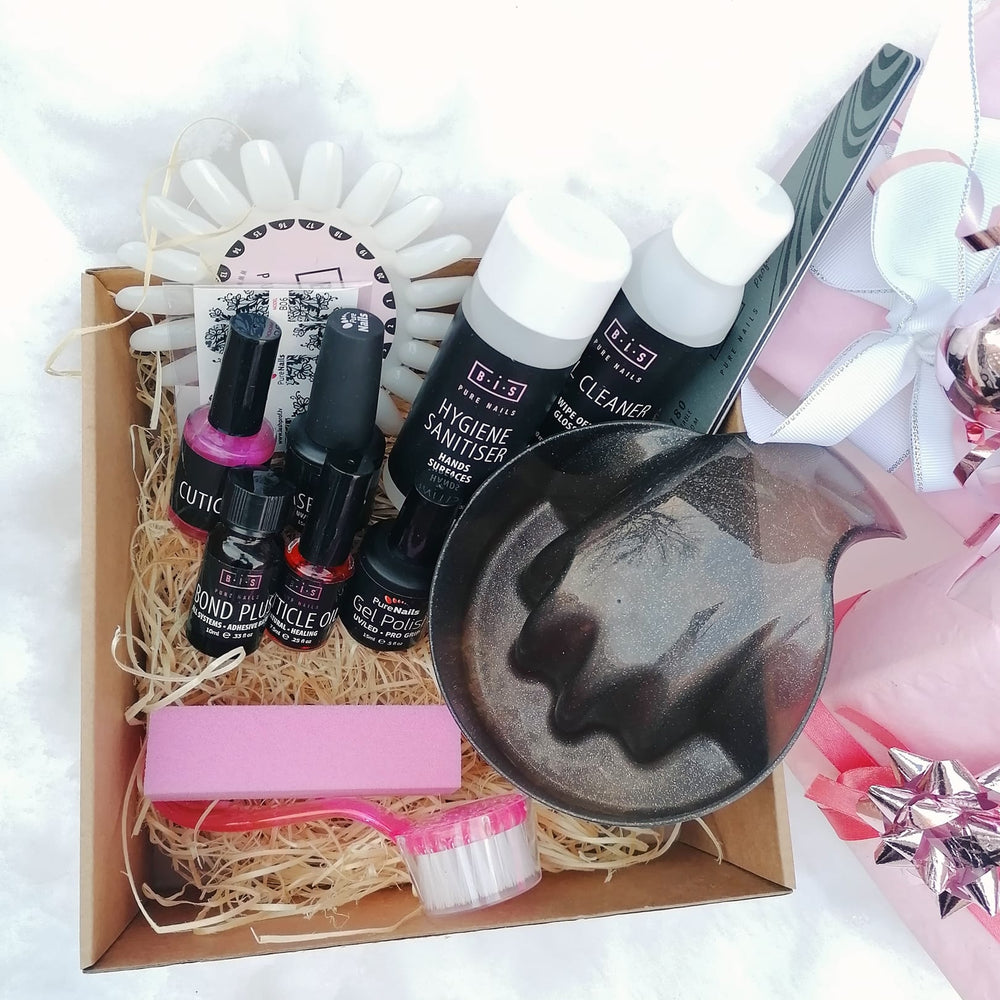 Complete Gel Manicure Kit – BIS Pure Nails, Base, Top, Cuticle Care & Polish