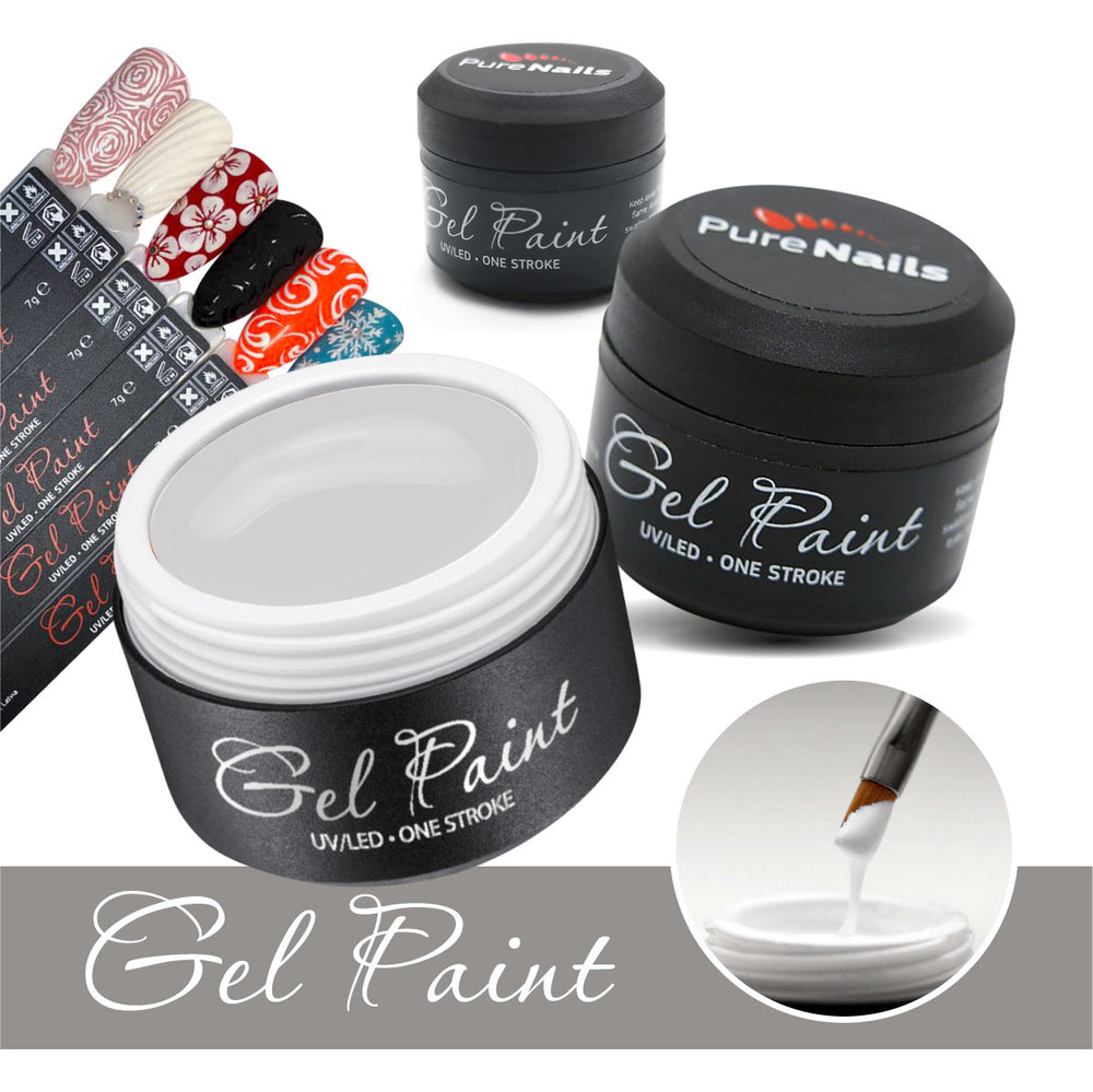 BIS Pure Nails UV/LED gēla krāsa augsti pigmentēta WHITE 5514