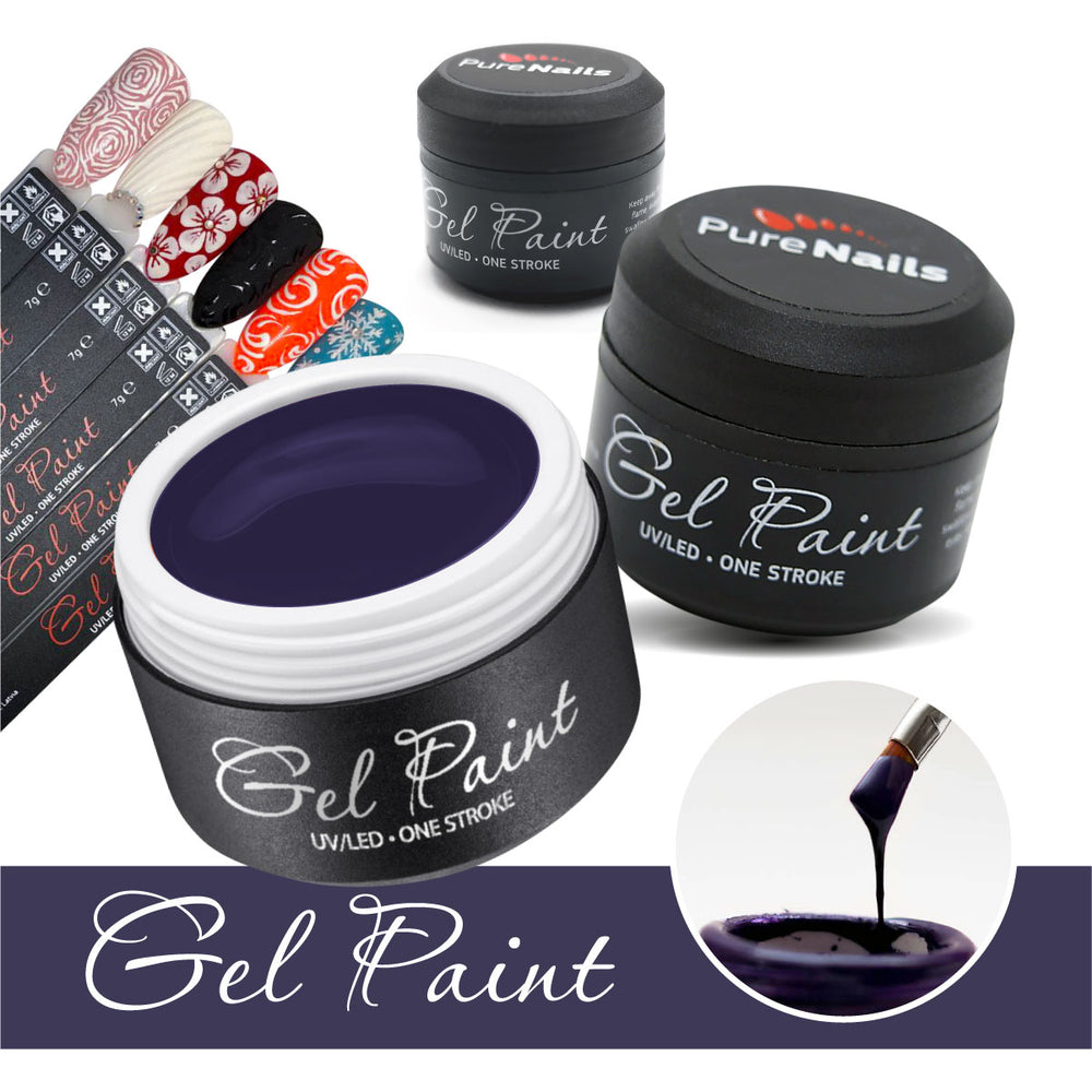 BIS Pure Nails UV/LED gēla krāsa augsti pigmentēta MIDNIGHT SKY 5524