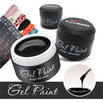 BIS Pure Nails UV/LED gēla krāsa augsti pigmentēta BLACK 5506