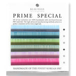 Beautier eyelash extensions PASTEL MIX, C shape