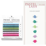 Beautier eyelash extensions PASTEL MIX, C shape