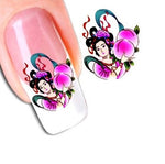 Nail art water decals GEISHA