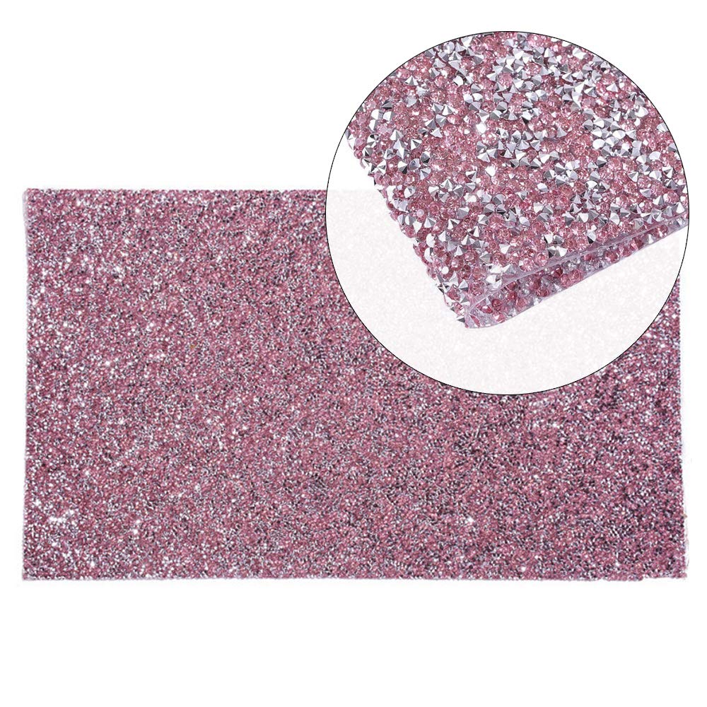 Luxury table MAT with diamond rhinestones, PINK