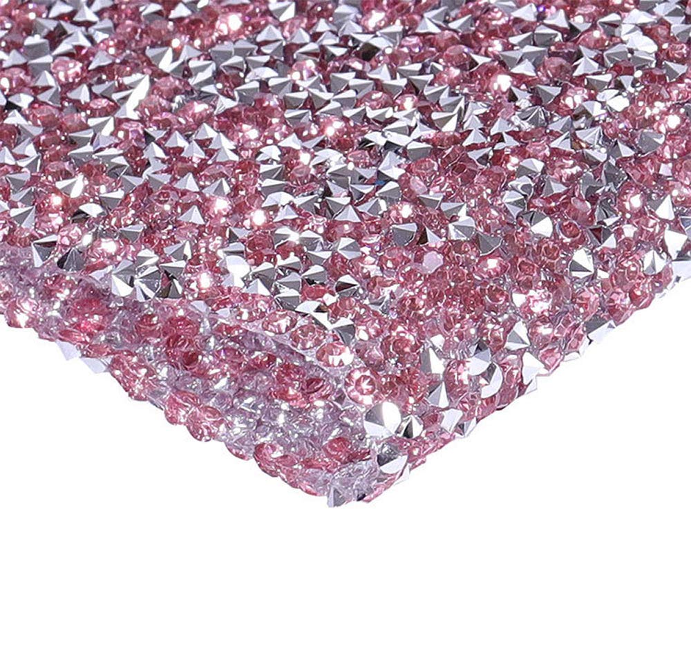 Luxury table MAT with diamond rhinestones, PINK