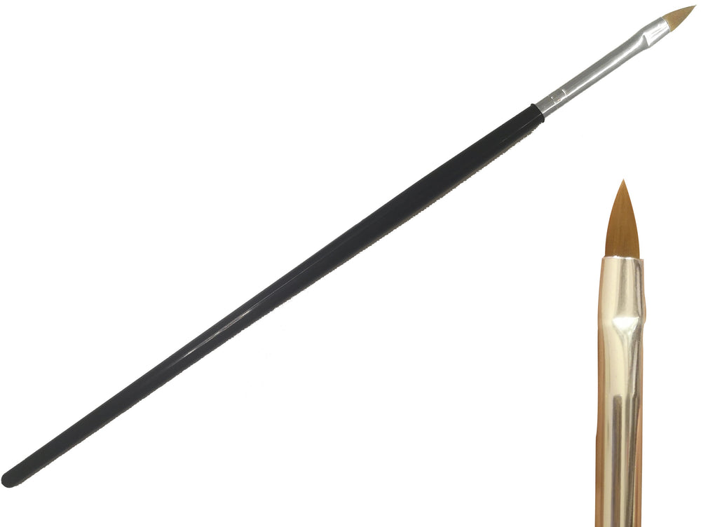 Nail design & modelling brush with triangular tip, No6