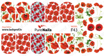 BIS Pure Nails nagu dizaina slaideri uzlīmes MAGONES, F166, F43 F145 vai F118