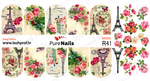 BIS Pure Nails nagu dizaina slaideri uzlīmes PARĪZE, R20, R41 vai O16