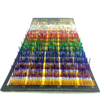 BL Lashes Sparkle color lashes with glitters, 1 line