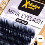 Xclusive Lashes Ombré skropstas MIX, melnas ar zilu