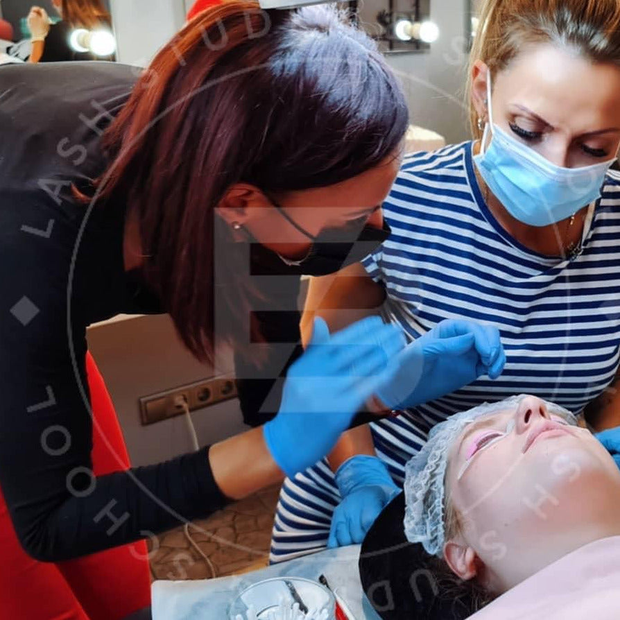 VIDEO meistarklase ar Eviju Briedi "Skropstu laminēšana + pieaudzēšana" + bonuss