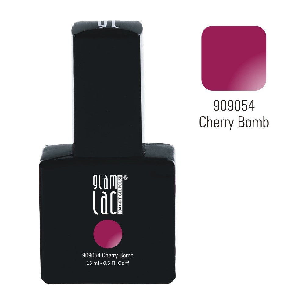 GlamLac UV/LED gel nail polish 15 ml, CHERRY BOMB